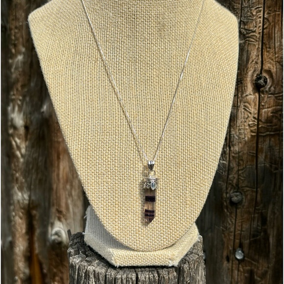 Fluorite & Moonstone Necklace - Picture 13 of 15